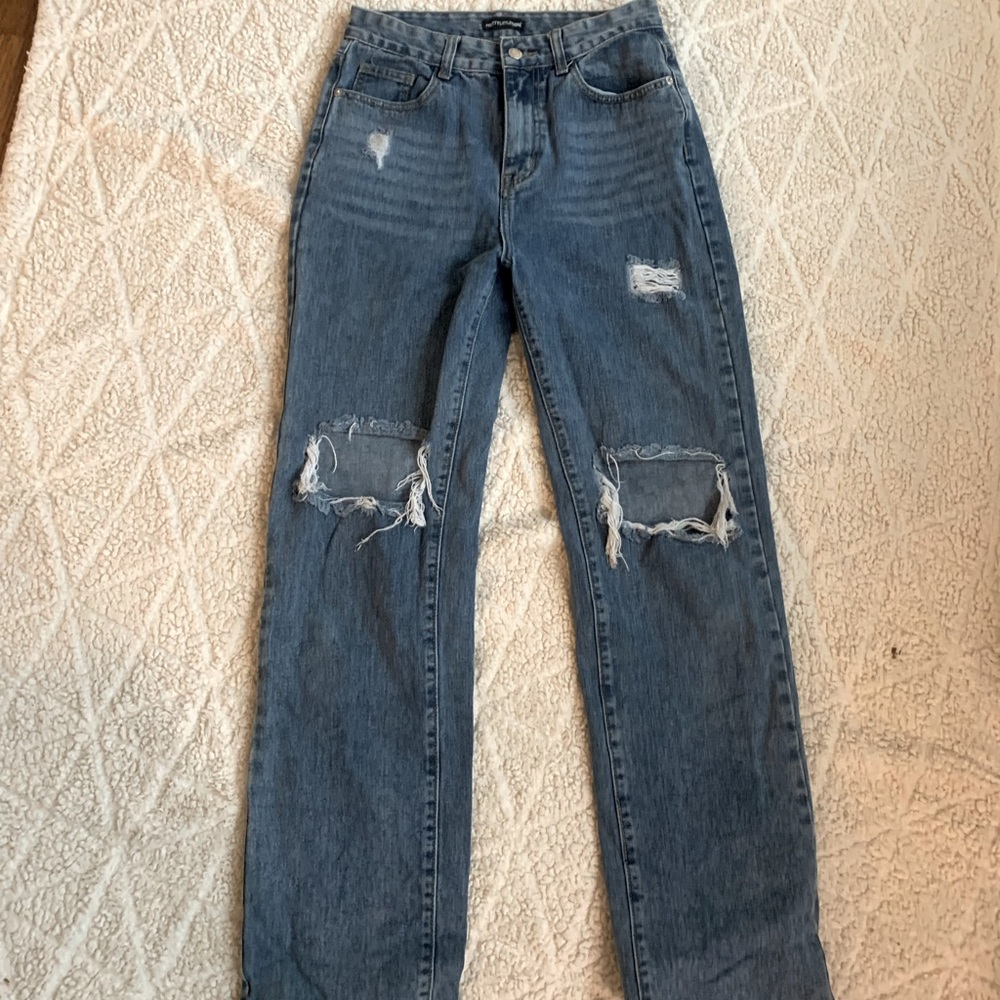 Pretty little thing straight leg jeans